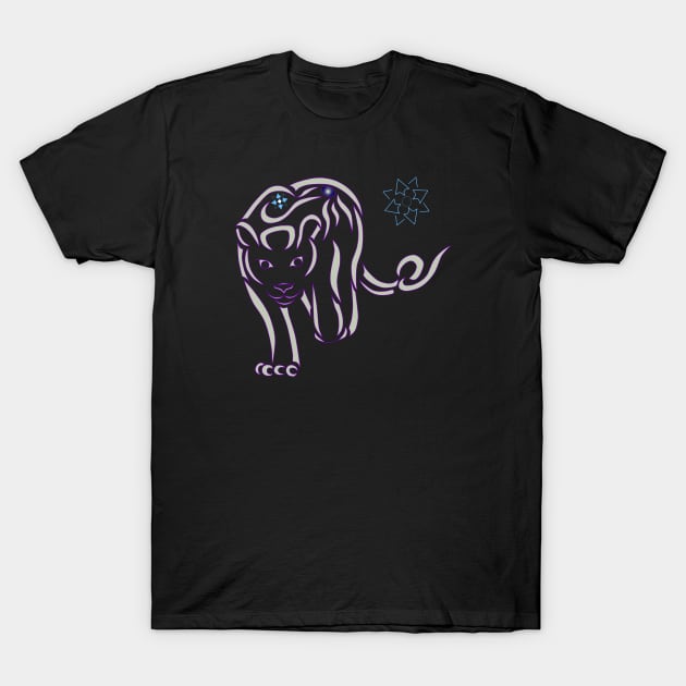 Lioness Tribal Design T-Shirt by Alaina Williams